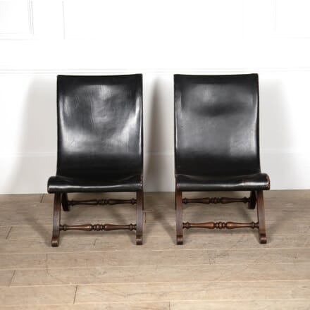 Pair of 20th Century Valenti Slipper Chairs CH1520982