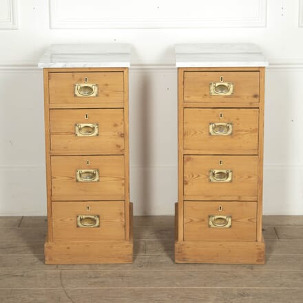 Pair of Victorian Pine Bedside Commodes BD4520249