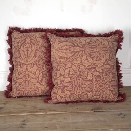 Pair of William Morris 'Acorn' Sanderson Cushions RT7023840