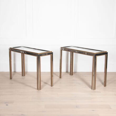 Pair of Willy Rizzo Console Tables CO4534048