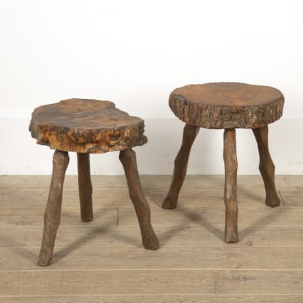 Pair of Wooden Stools ST2519429