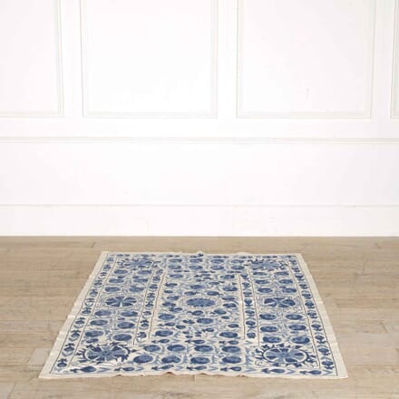 Pale Blue Contemporary Suzani Textile RT998152
