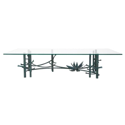 Patinated Wrought Iron Coffee Table CT017875