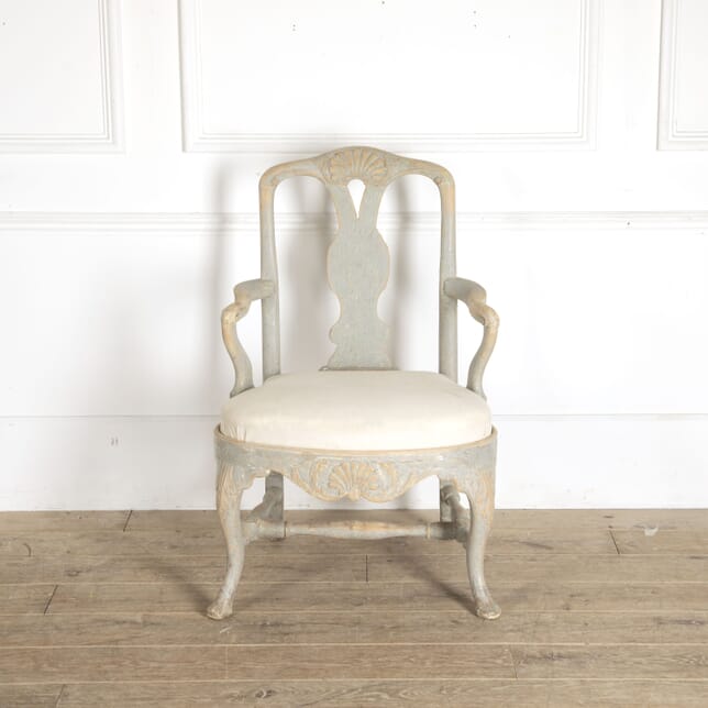 Period Swedish Rococo Armchair CH6012845
