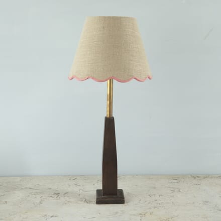 Pink Linen Scallop Lampshade LL6621813