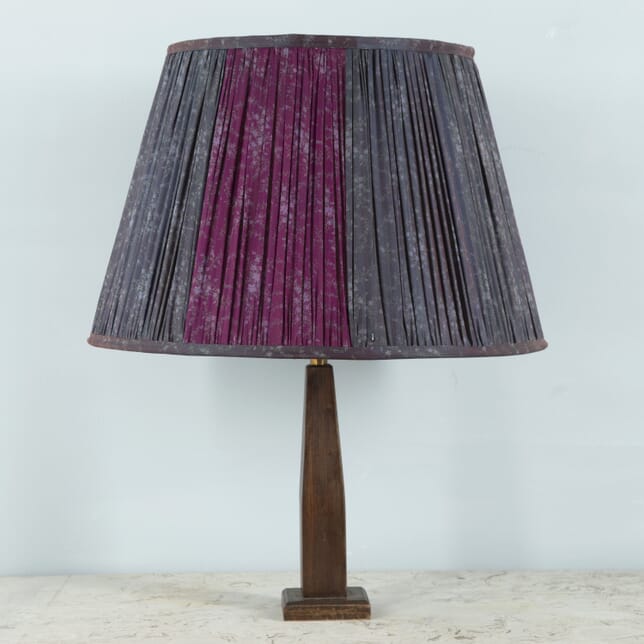 Prussian Blue and Violet Silk Lampshade LS669035