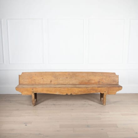 Pyrenees 18th Century Rustic Carved Bench SB2834014