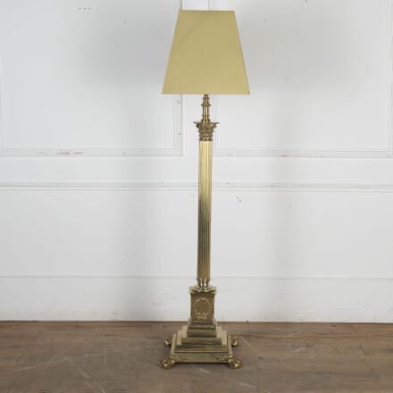 Victorian Corinthian Column Brass Lamp LL8224557