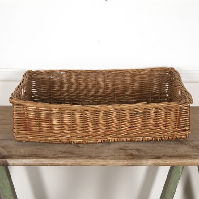French Rectangular Wicker Basket DA0215530