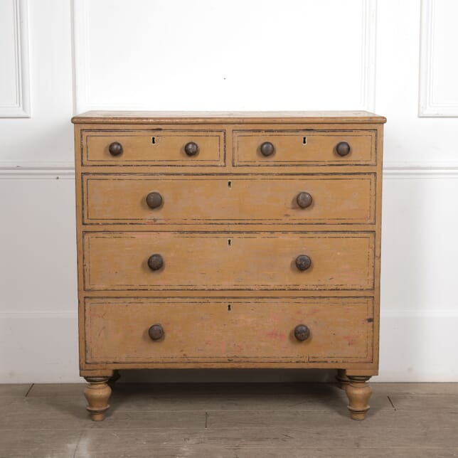 Regency Painted Pine Chest of Drawers CC0921976