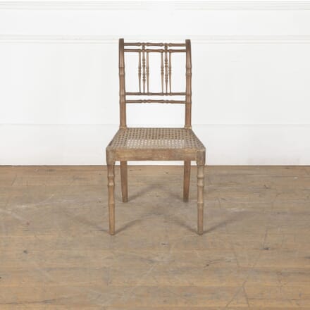 Regency Painted Faux Bamboo Chair CH7333306