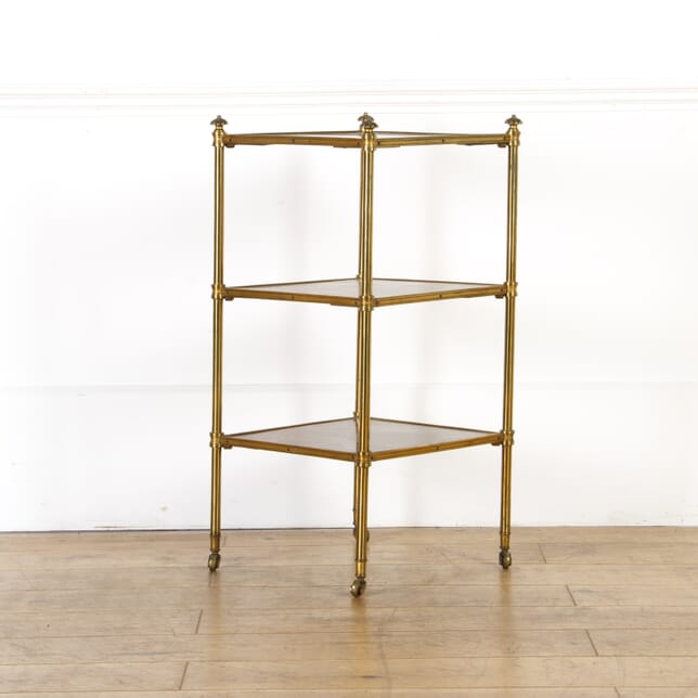 Rosewood and Brass Etagere TC0317468