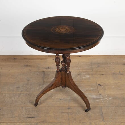 20th Century Round Rosewood Occasional Table TC7323335