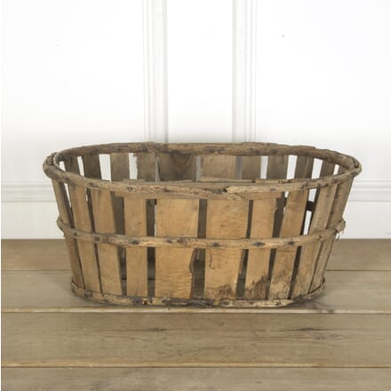 Rustic Wooden Basket GA719836
