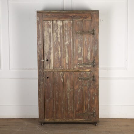 English 20th Century Rustic Wooden Cupboard CU1824303