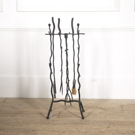 Wrought-Iron Fire Tools and Stand DA2914845