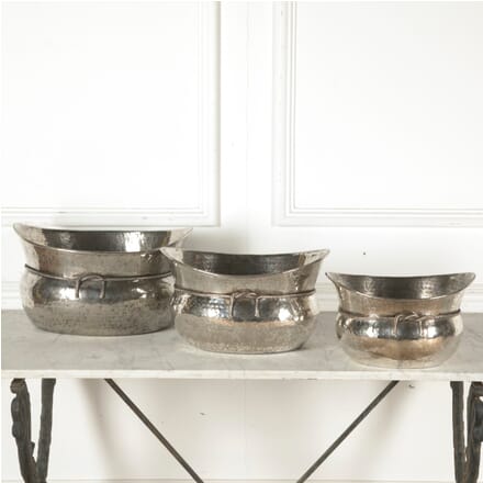 Set of Large Silver Plate Vasques DA1510700