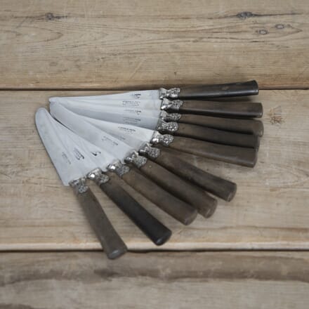 Set of Ten French Wooden Handed Knives DA5821609