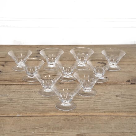 Set of Ten Art Deco Champagne Glasses DA1524743