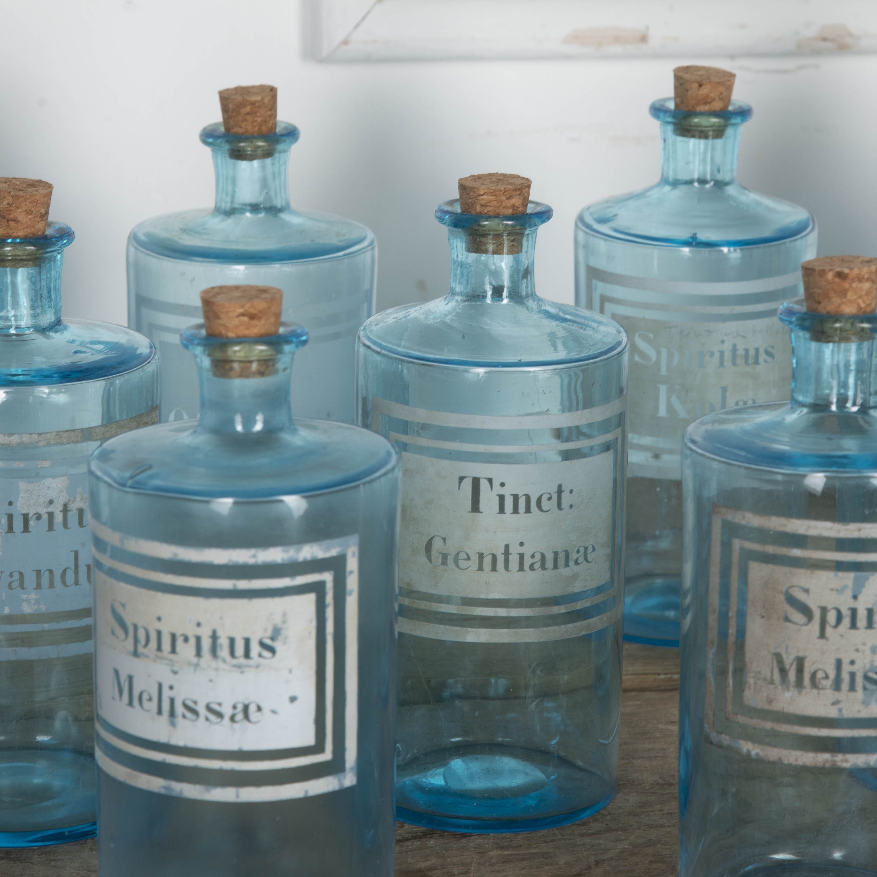 Decorative Blue Glass Bottles | PIPS TRIP