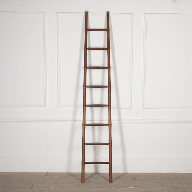 Set of 20th Century French Ash Faux Bamboo Ladders DA5230781