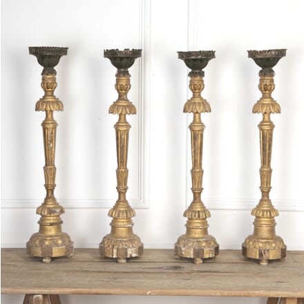 Set of Four 18th Century Giltwood Candlesticks DA3421802