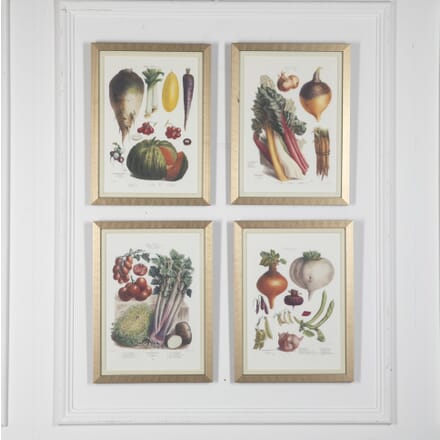 Set of Four 20th Century French Fruit and Vegetables Prints WD8823060