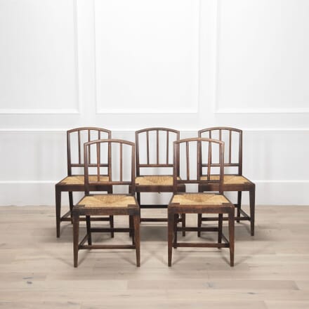 Set of Five English Country Dining Chairs CD9933431