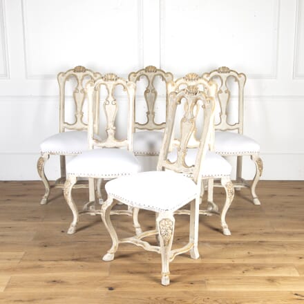 Set of Six 19th Century Italian Dining Chairs CD8114391