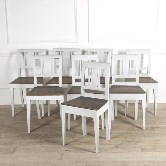 Set of Eight Swedish Dining Chairs CD999489