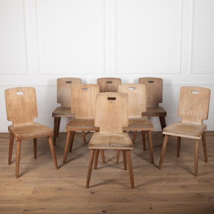 Set of Eight 20th Century Pine Dining Chairs CD8230218