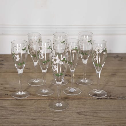 Set of Eight Perrier Jouet Champagne Flutes DA1524751