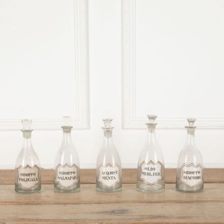Set of Five Early 19th Century Apothecary Bottles DA2333893