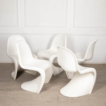 Set of Five Vener Panton Chairs by Vitra CH2927842
