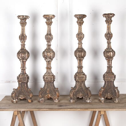 Set of Four 18th Century Italian Altar Candlesticks DA9024076
