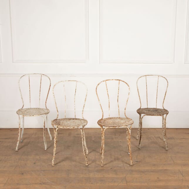 Set of Four 19th Century French Garden Chairs GA8333744