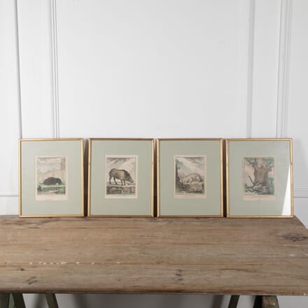 Set of Four 19th Century French Animal Engravings WD2830098
