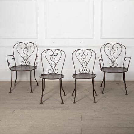 Set of Four 19th Century French Garden Chairs CH1527667