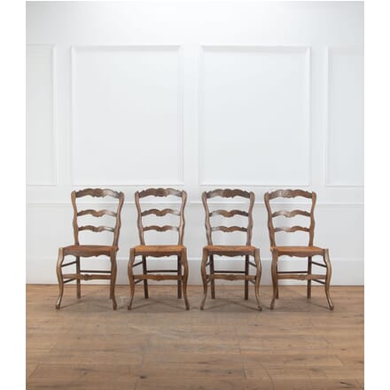 Set of Four Early 20th Century Ladder Back Chairs CD5934228