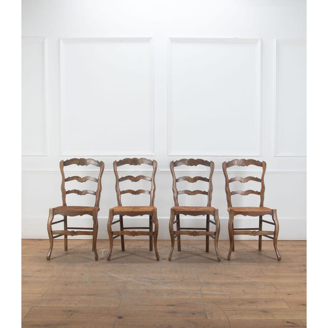 Set of Four Early 20th Century Ladder Back Chairs CD5934228