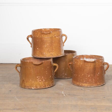 Set of Four 19th Century Mallorcan Milking Pots GA7530944