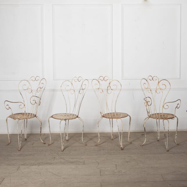 Set of Four 20th Century French Garden Chairs CH1527677