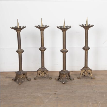 Set of Four 19th Century Ecclesiastical Candle Sticks DA8032522