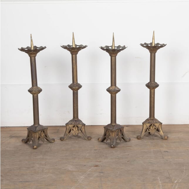 Set of Four 19th Century Ecclesiastical Candle Sticks DA8032522