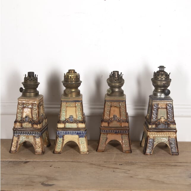 Set of Four Eiffel Tower Oil Lamps DA2915882