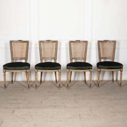 Set of Four French Louis XVI Style Dining Chairs CD4527237
