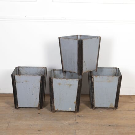 Set of Four French Mid-Century Metal Planters GA3722198