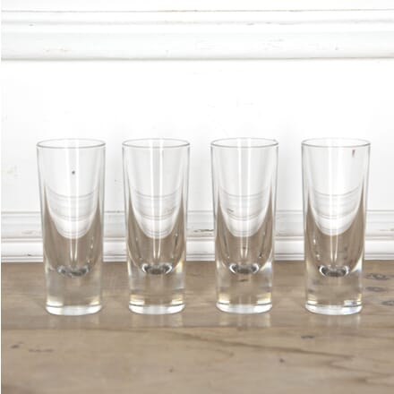 Set of Four 20th Century French Bistro Drinking Glasses DA4423460