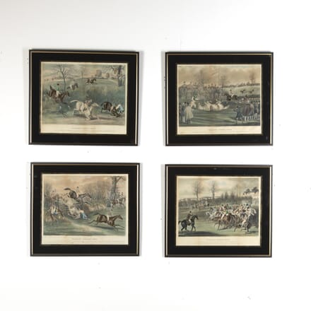 Set of Four Scottish Hunting Prints WD2025170