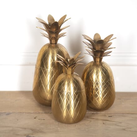 Set of Brass Pineapple Ice Buckets DA3016009
